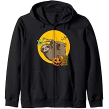 Sloth Halloween Zip Hoodie