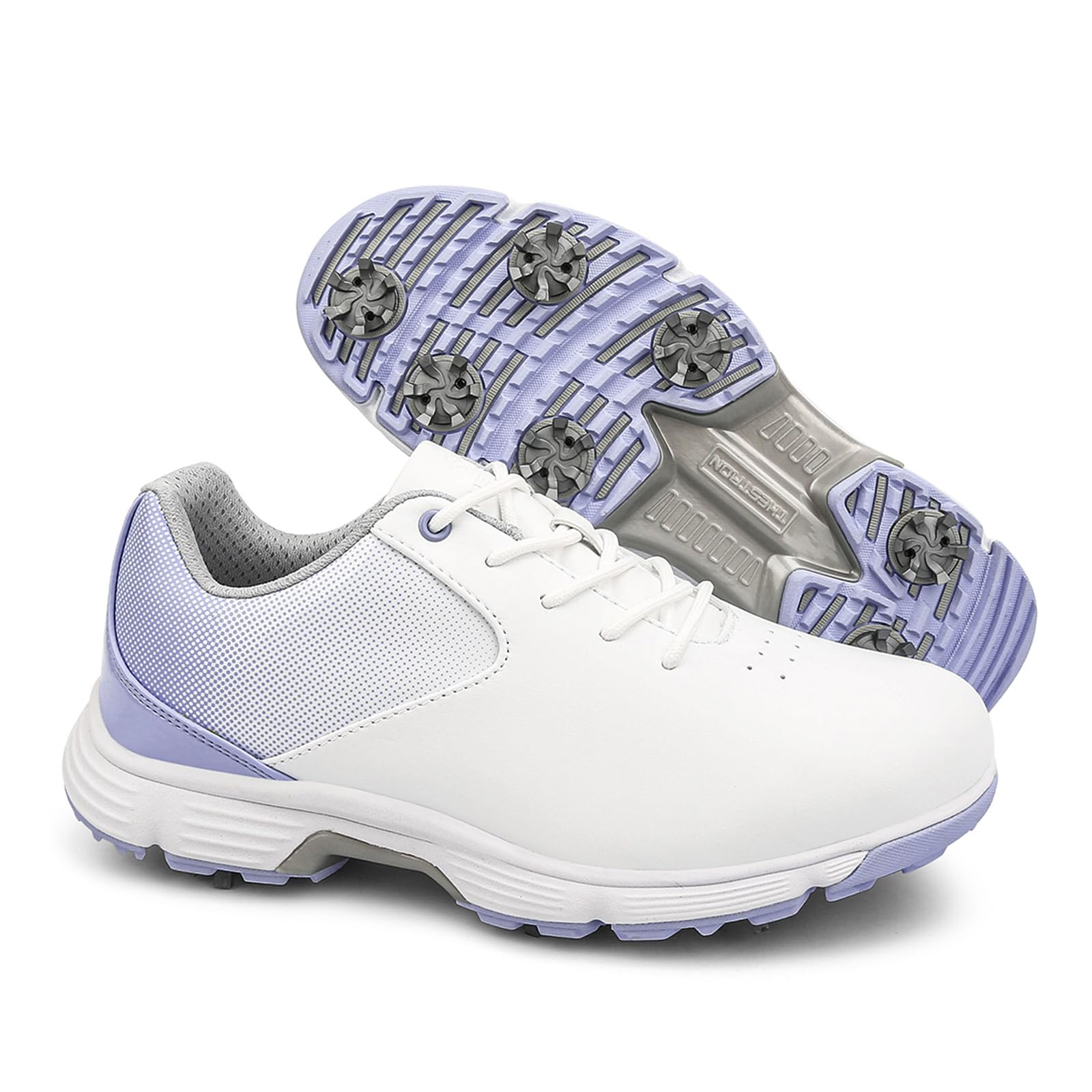 Donna Scarpe da Golf, Impermeabili Leggere per Stivali da Golf con Punte, Scarpe da Golf Femmina Antiscivolo per Allenamento Taglie 36-43
