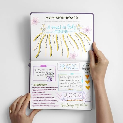 Miniatura 6 de Christian Planner 2026 Daily Planner - Faith Based Monthly and Weekly Planner, Vision Board, and Habit Tracker - 2026 Calendar, Personal Organizer