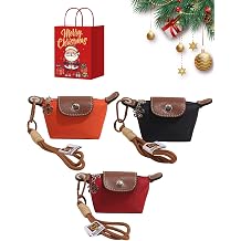 Mini Nylon Dumpling Coin Purse News - 12 Colors Mini Nylon Dumpling Bag for Women, Small Change Purse Wallet Makeup Pouch 3 Colors-D