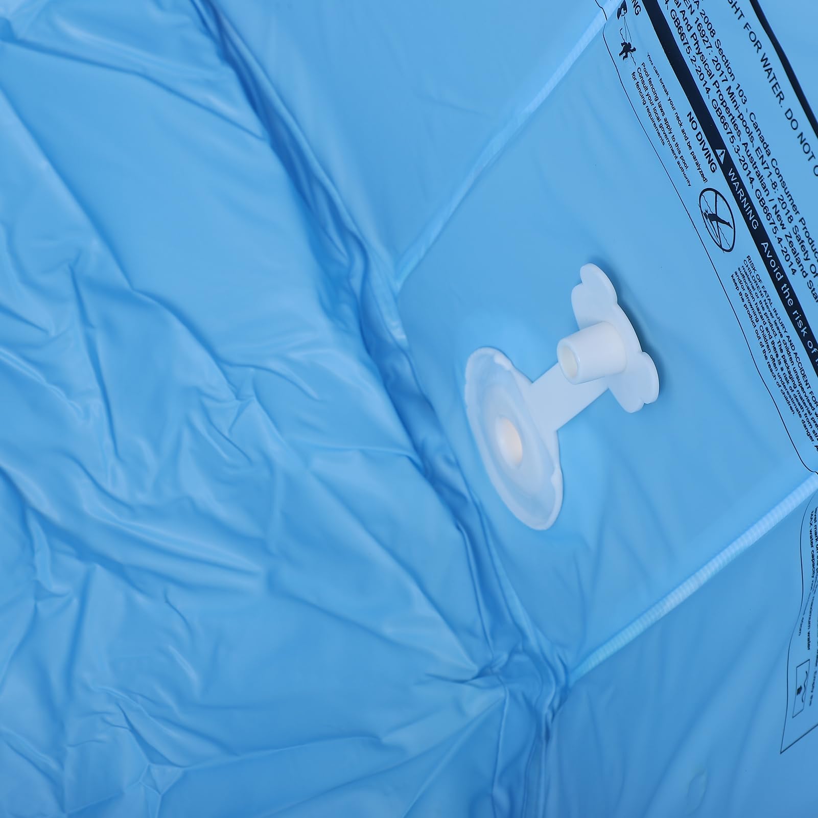 Diyeeni Piscina Plegable para Niños, Alberca de PVC Sin Inflar, para