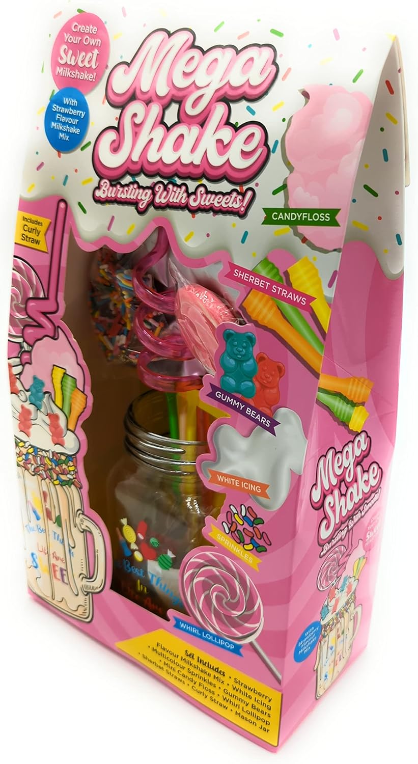 Make Your Own Magical Mega Milkshake With Candy Floss, Icing, Sprinkles