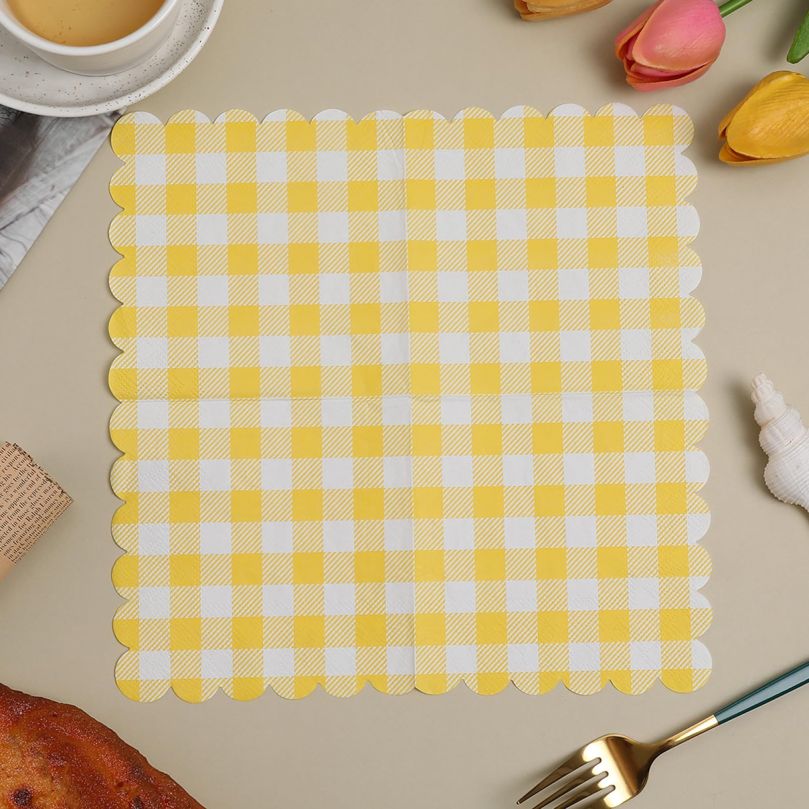Servilletas Papel Blanca Limón Amarillo Servilletas Decoupage Decoradas Papel Higienico Desechables Toilet Paper Cumpleaños Cocktail 2 Capas Paper Towels Bodas Fiesta Jardín 30 Paquetes(33x33cm）