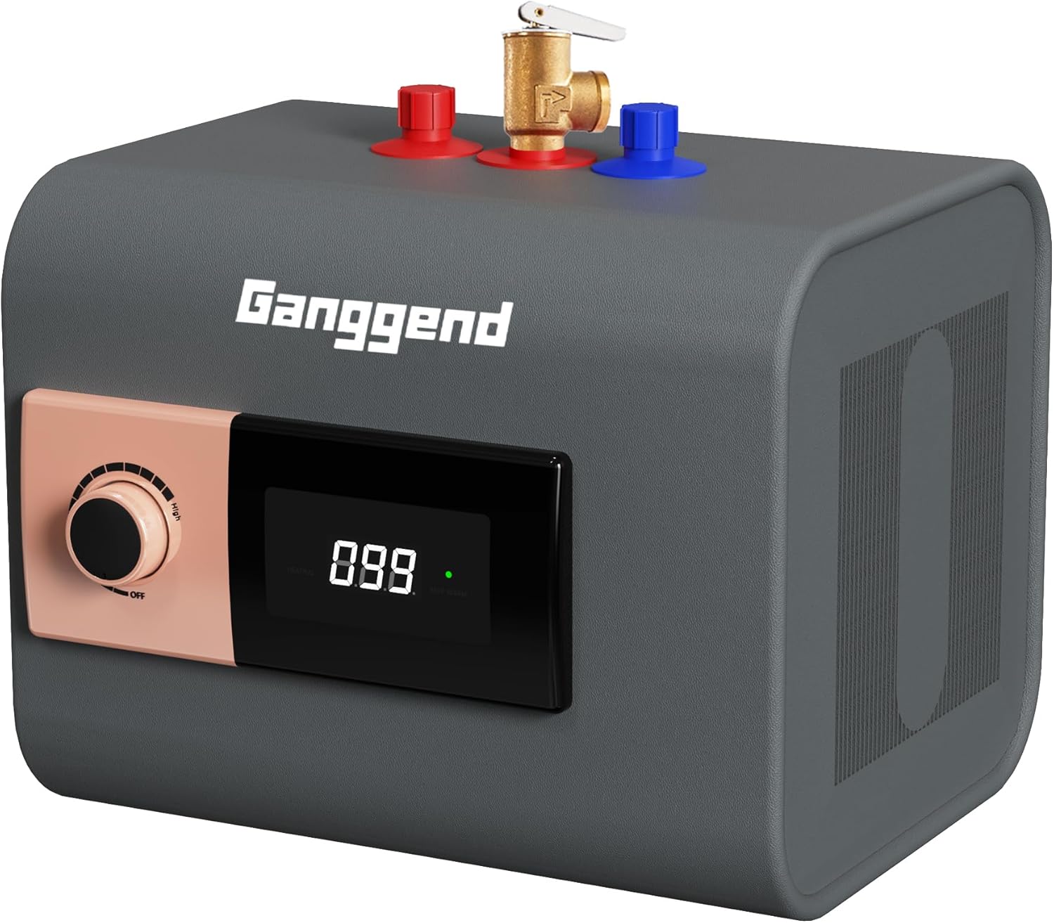 Mini Tank Water Heater Electric, 2.5 Gallons Small Under Sink Water Heater for Point of Use Instant Hot Water 110V 1500W, Wall or Floor Mounted