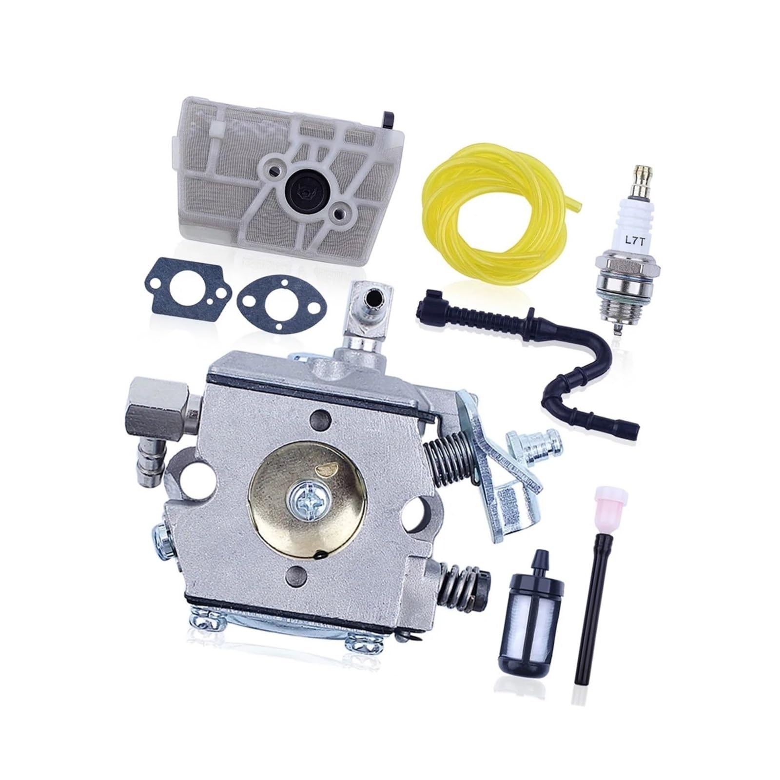 Filtro de aire y carburador de motosierra compatible con HU-40D y WT-16B 028