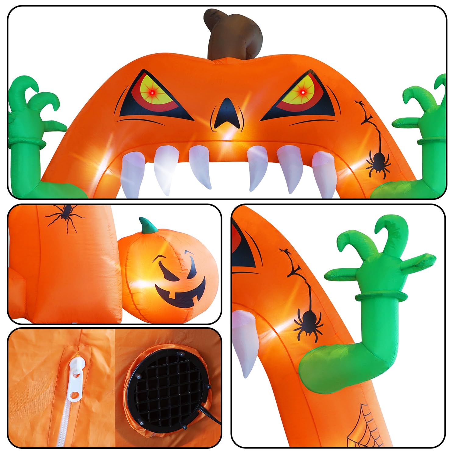 Amazon.co.jp: Juegoal ハロウィン インフレータブル ライト付き