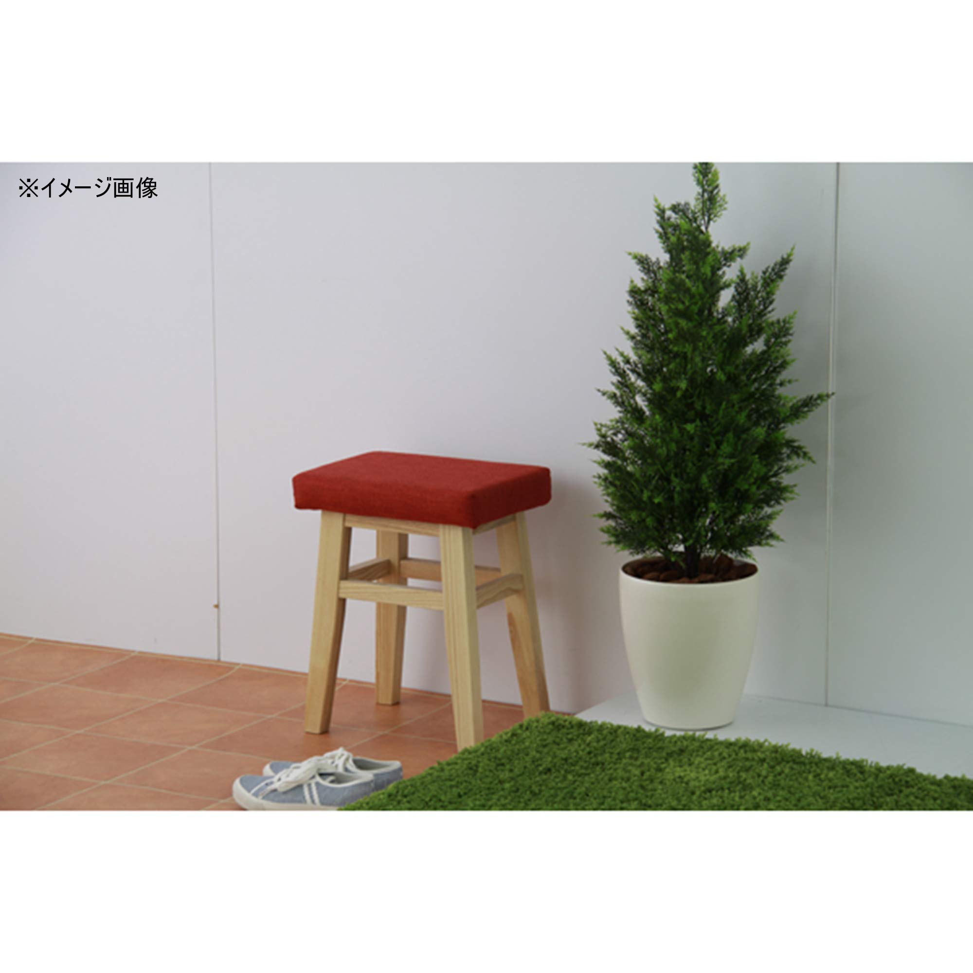 Amazon｜東谷 スツール バンビ CL-785CRD 3台セット レッド 幅36