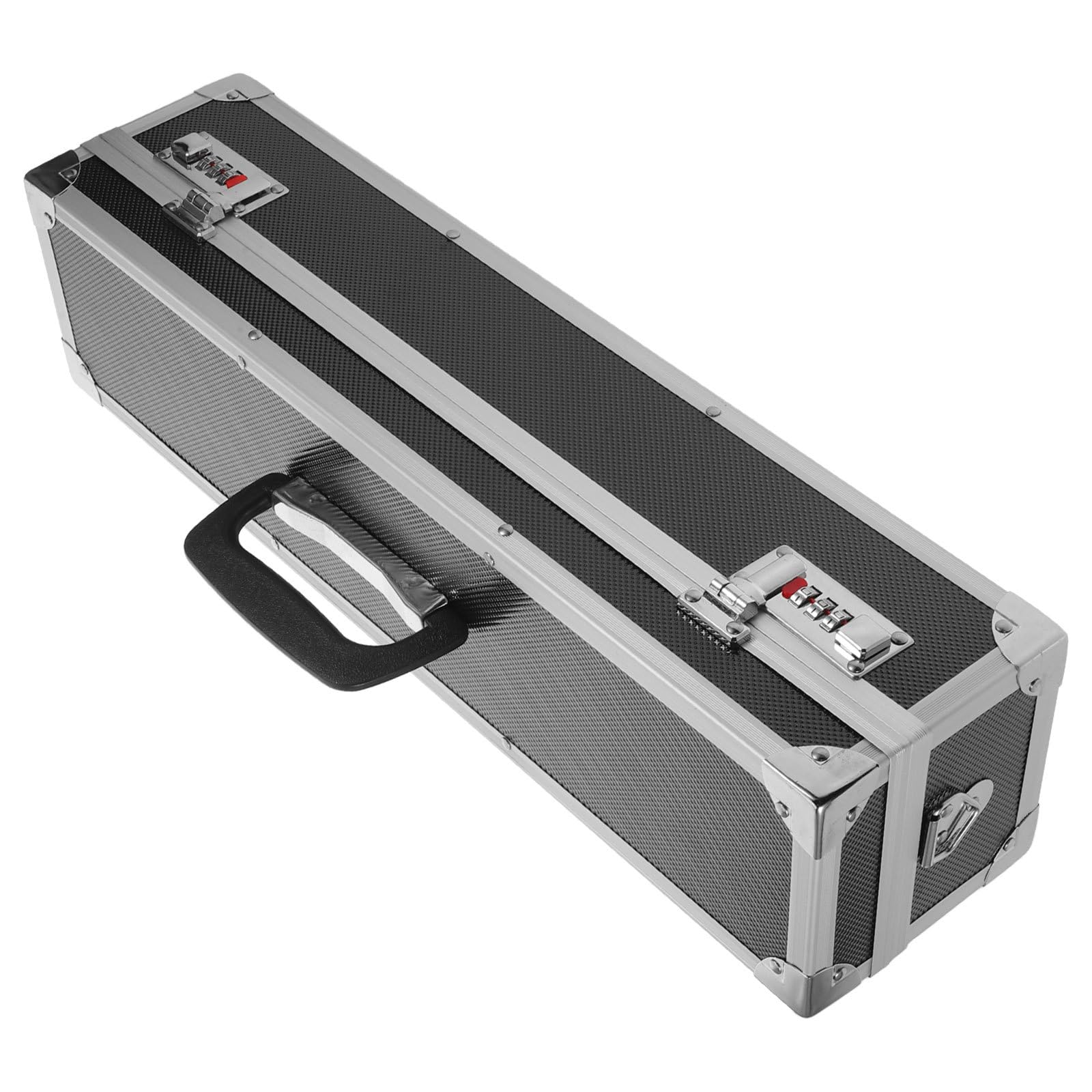 Estuche Profesional para Cuchillos de Cocina con Carcasa Dura de Aleación de Aluminio, 8 Ranuras y Doble Cerradura de Combinación para Cocina y Actividades al Aire Libre
