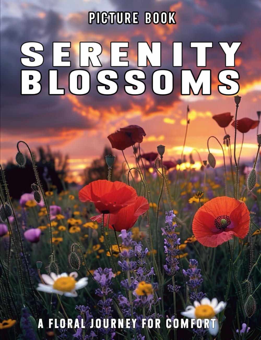 Serenity Blossoms: A Floral Journey for Comfort