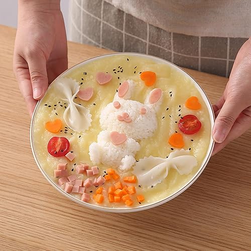 Miniatura 3 de Molde de bolas de arroz para niños, molde de onigiri de conejo, moldes moldeadores de arroz, accesorios para almuerzo para niños, molde de prensa de