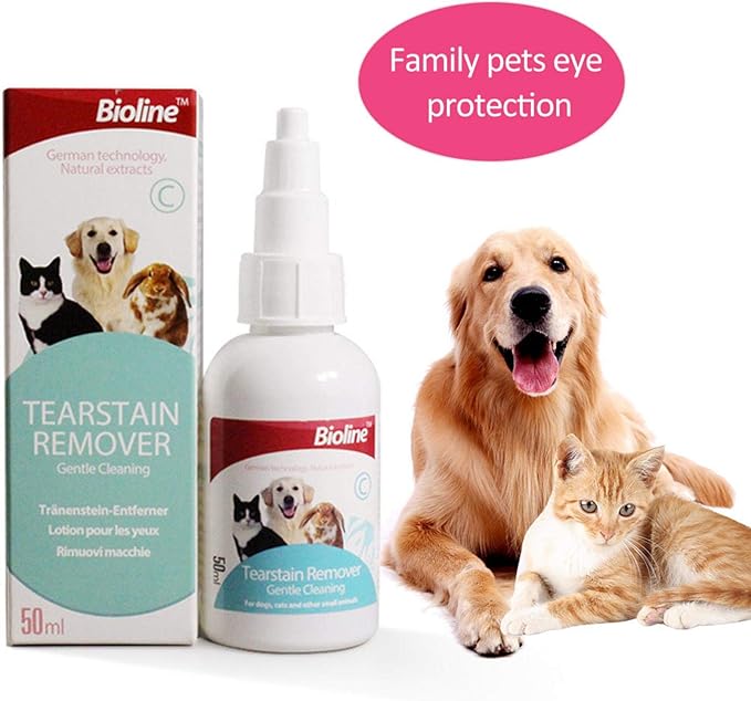 Dreameryoly ペットの目薬は穏やかな無菌の猫犬の洗眼薬を落とし目をきれいにします刺激を和らげ涙の汚れを防ぎます 50ml Dreameryoly ペットの目薬は穏やかな無菌の猫犬の洗眼薬を落とし目をきれいにします刺激を和らげ涙の汚れを防ぎます 50ml
