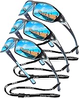 Vista 20 de Gafas de sol polarizadas para hombre, ciclismo, conducir, pesca, 100% protección UV
