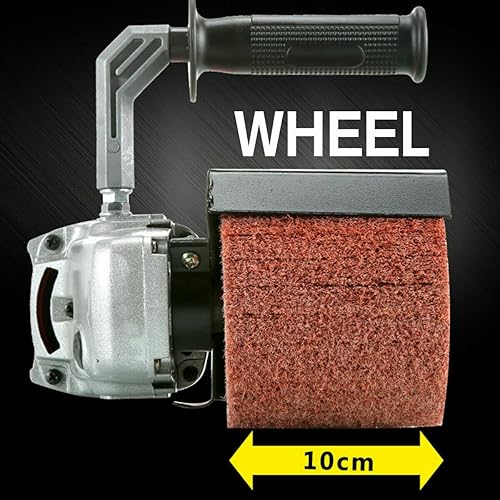 Miniatura 6 de Máquina pulidora eléctrica de pulido de 1400W, máquina de trefilado eléctrico de mano lijadora pulidora para pulido de madera de acero inoxidable de