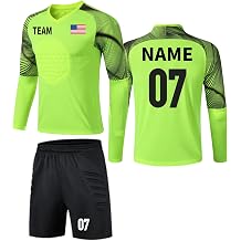 TOMIYO Custom Goalkeeper Padded Jersey Men Youth Soccer Goalie Uniform Kit