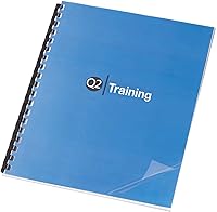 Vista 2 de GBC Clear View - Fundas de presentación con esquinas cuadradas, transparentes, sin perforar, paquete de 100 (2020034P)