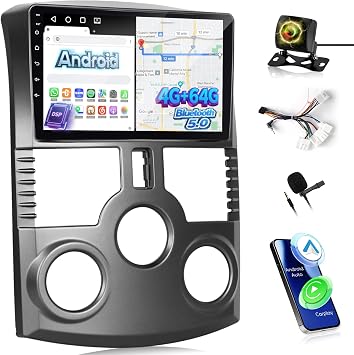 [4+64G] for Toyota Rush/Daihatsu Terios 2006-2016 Upgrade Radio NHOPEEW 9 inch IPS Touchscreen Android Stereo - Wireless Carplay and Android Auto, Custom Homepage, 5G/WiFi, GPS, DSP + Backup Camera