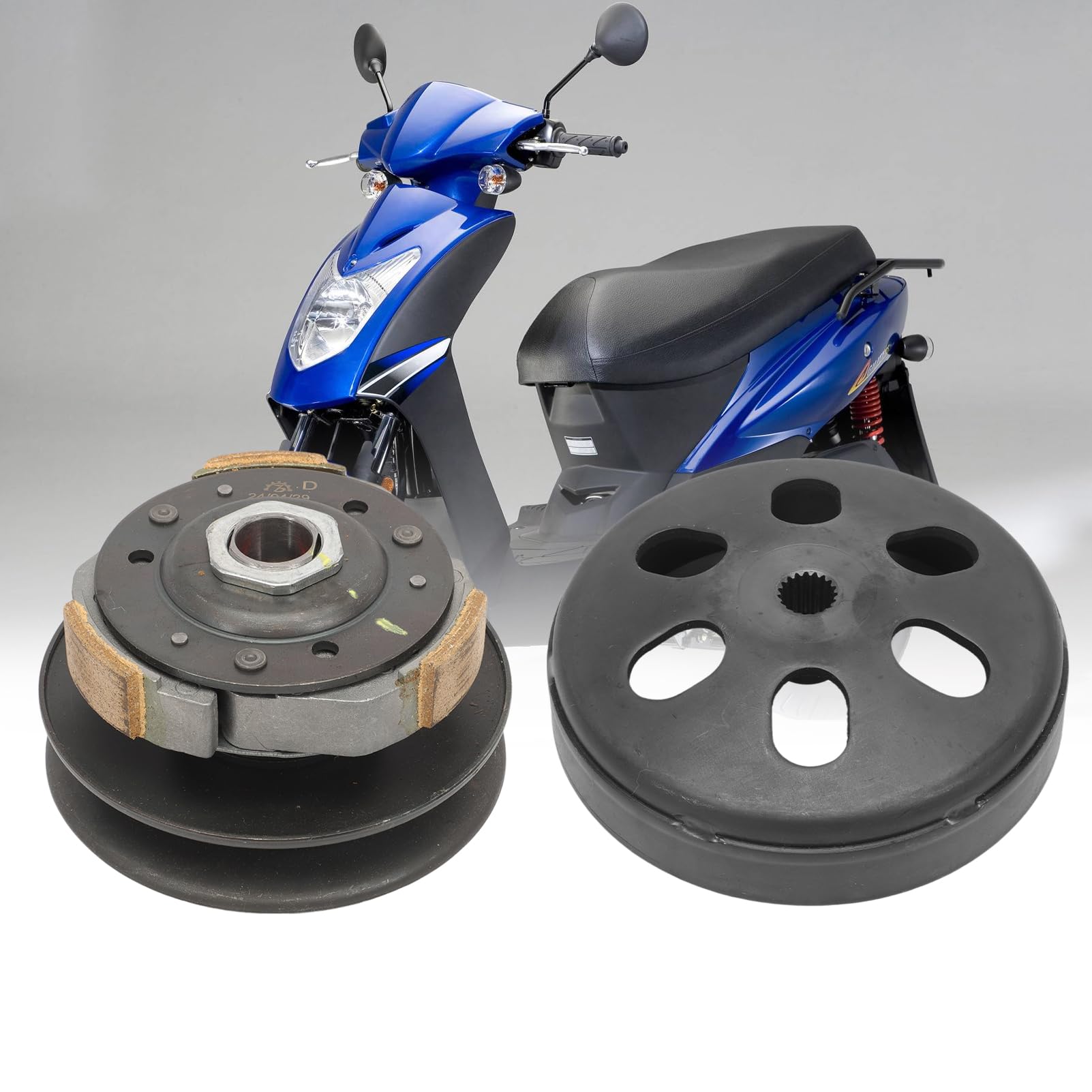 Conjunto Embrague Trasero Para GY6 49cc 50c 139QMB Scooter Roketa Sunl Kazuma Jonway Znen Redcat Eagle Xtreme Yiben