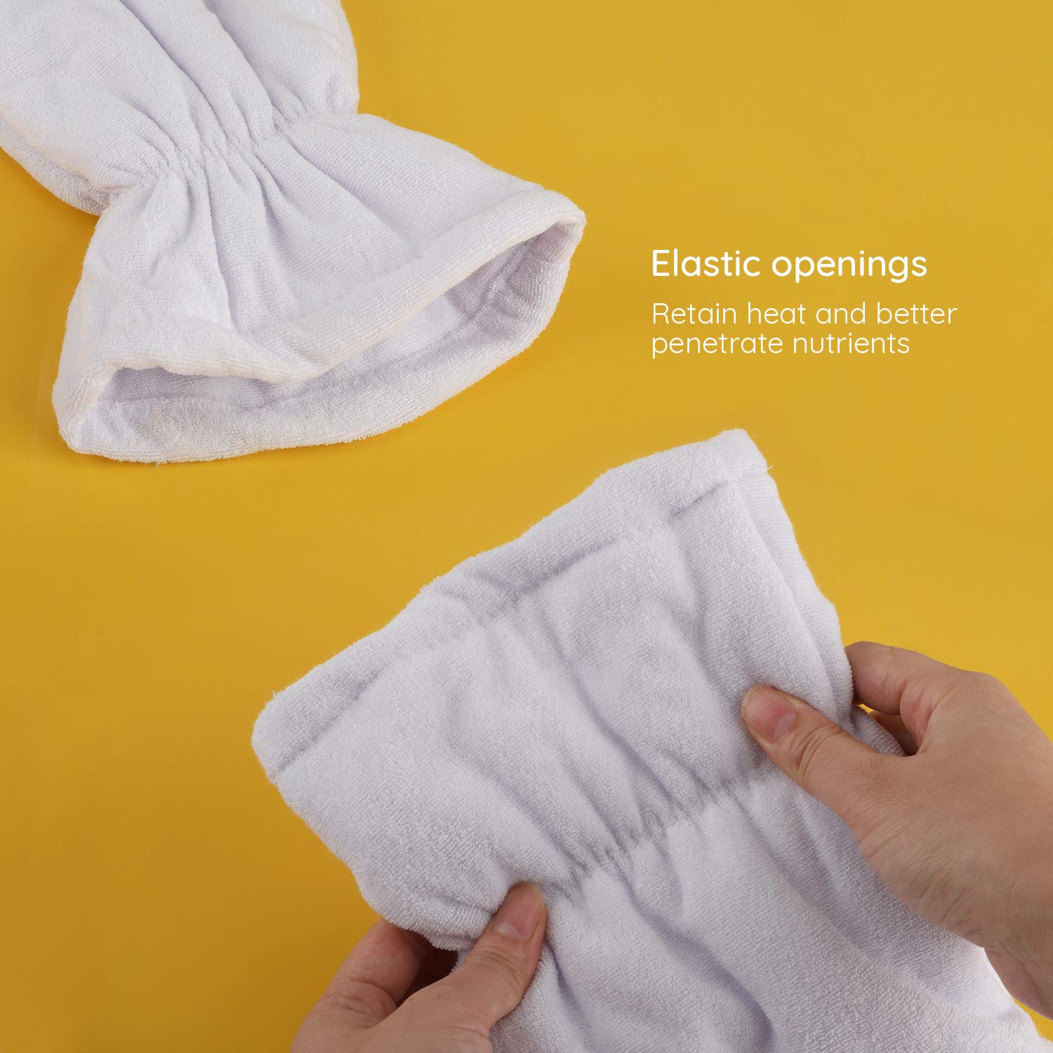 Manoplas de spa con calefacción de parafina y forros para pies para terapia de manos, tamaño más grueso, compatible con máquina de cera caliente 3
