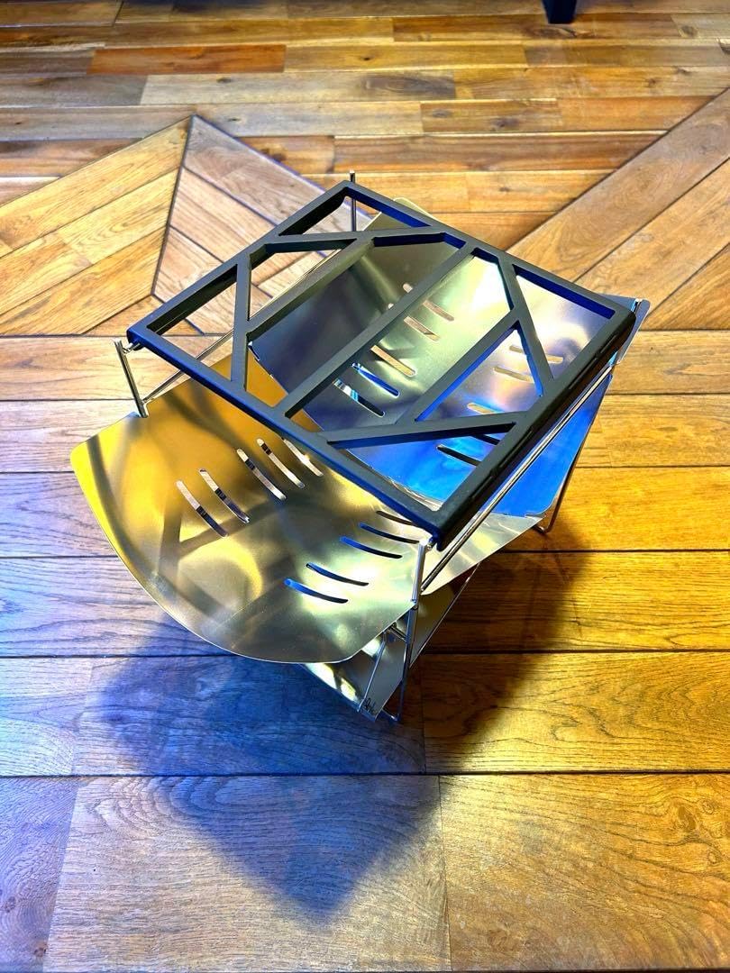 ロストル、コンパクト焚き火台セット