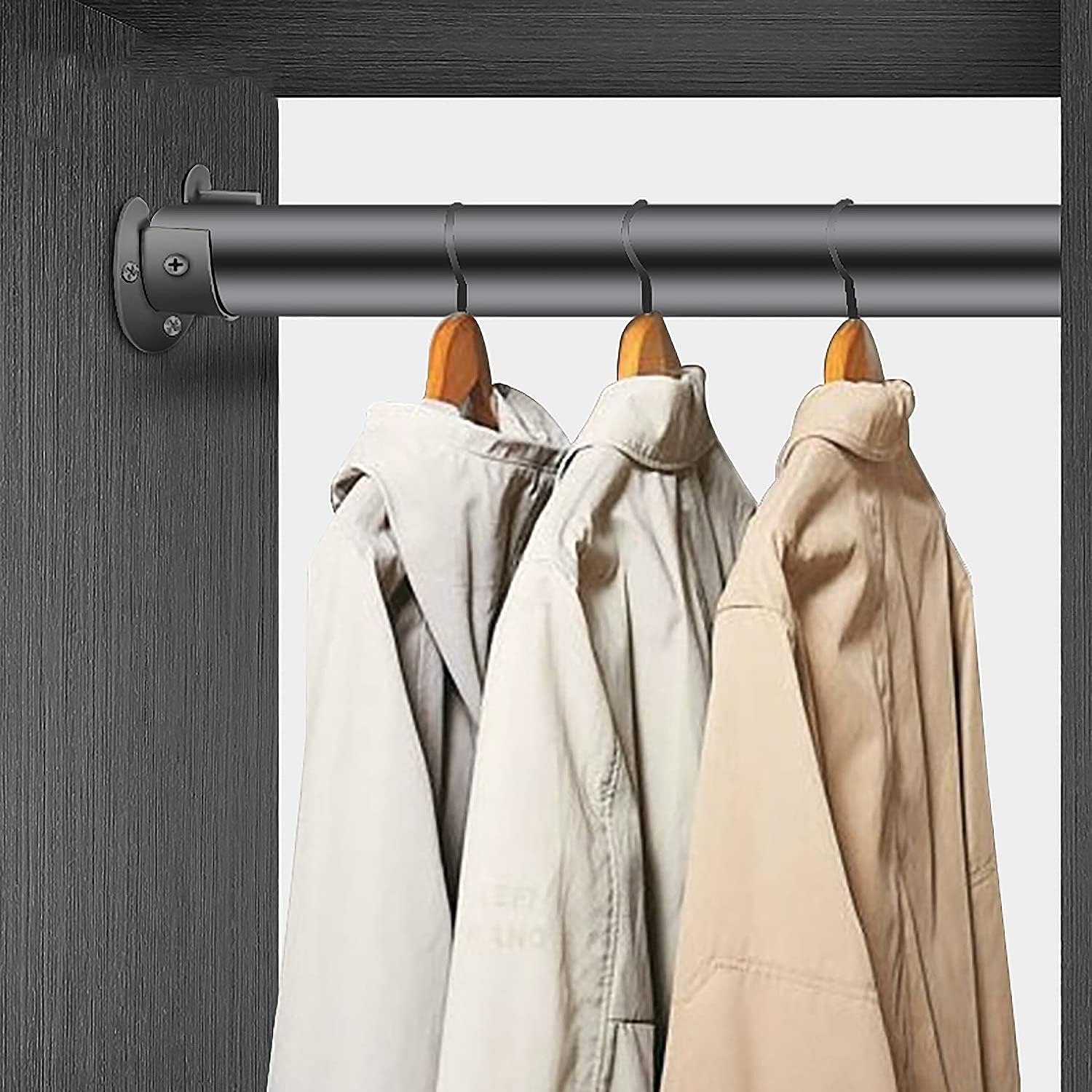 WeqeYent 6 Pcs Closet Pole Sockets - Image 3