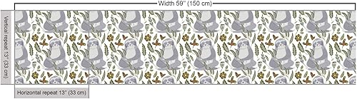 Vista 165 de Ambesonne - Tela multicolor impresa digital por The Yard