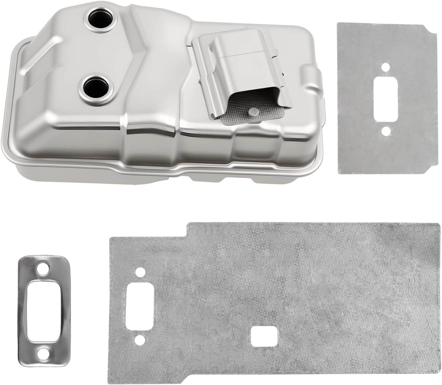 P100006321 Exhaust Muffler Compatible with ECHO PB-8010 PB-9010 EB810 EB910 Backpack Leaf Blowers Muffler, Replace# P100012130