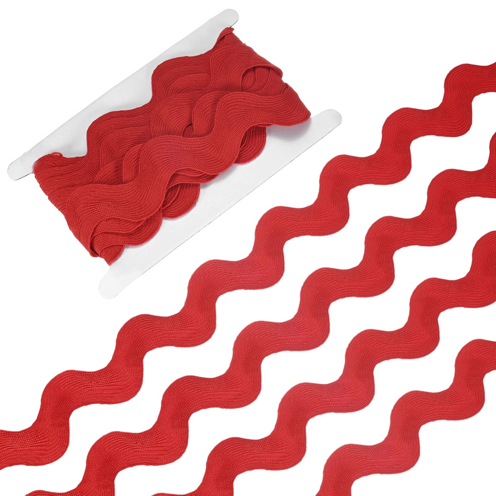 Ruban à franges pour décoration de mariage et loisirs créatifs rouge