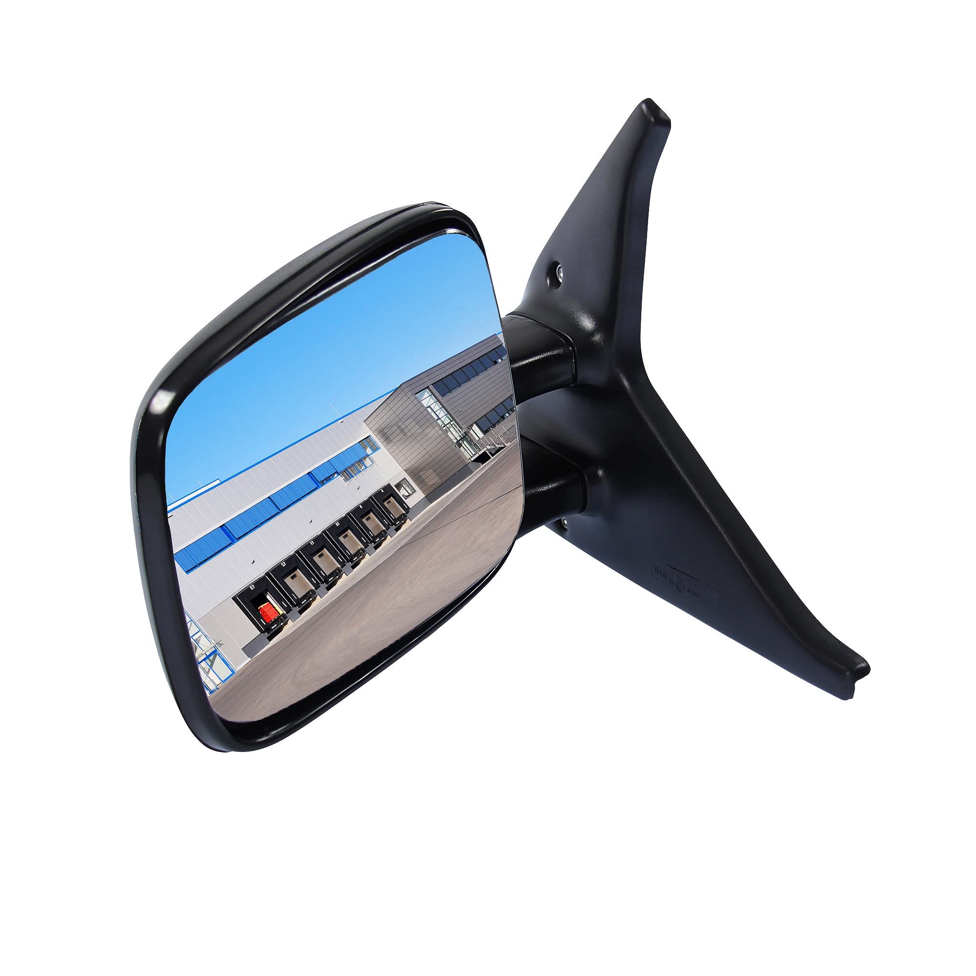 Van Wezel Retrovisor Lateral Izquierdo – Para Volkswagen Transporter IV (1990-2003), Espejo Completo Asférico, 195x155 Mm