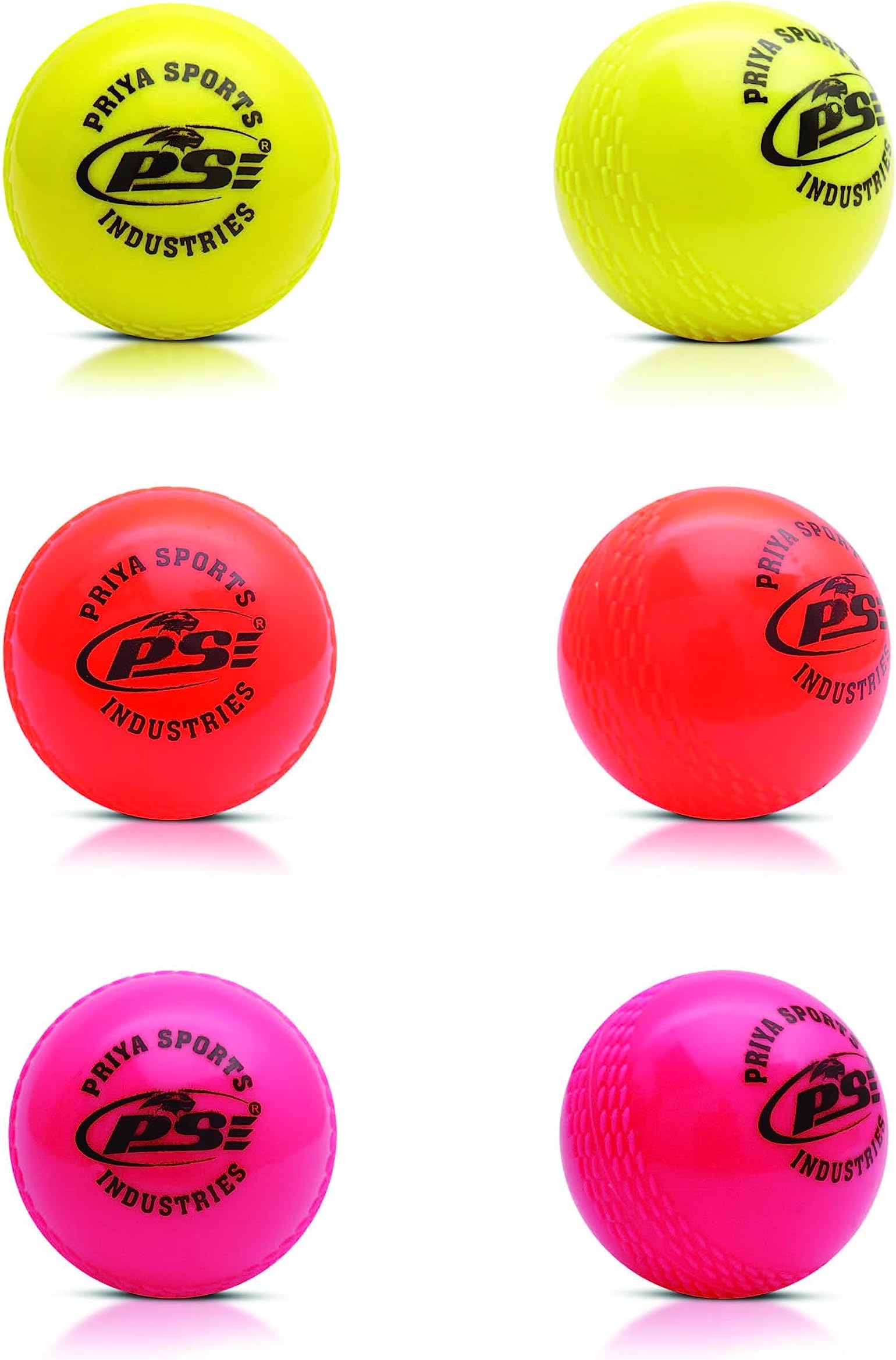 PSE Priya Sports Wind Ball PVC Ball Standard Multi Colour (Pack of 6) (WINDBALL6)