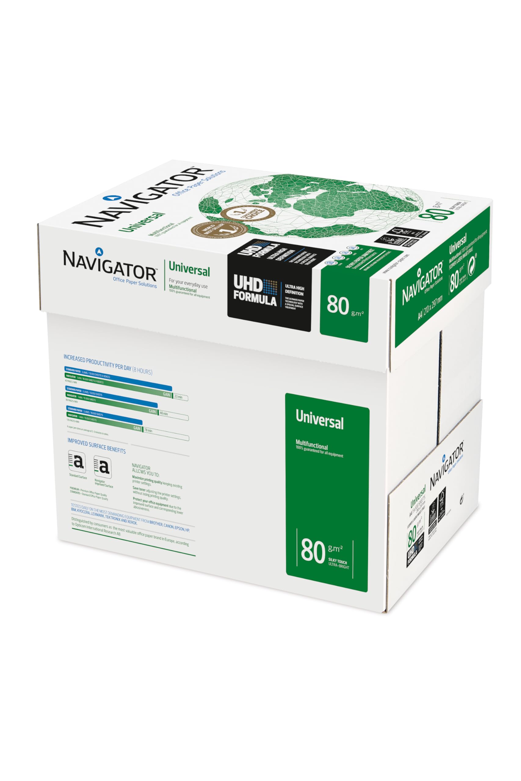 Navigator Universal - A4 Printer Paper - Multi-Purpose Printer Paper - White - 80gsm - 400 Sheets