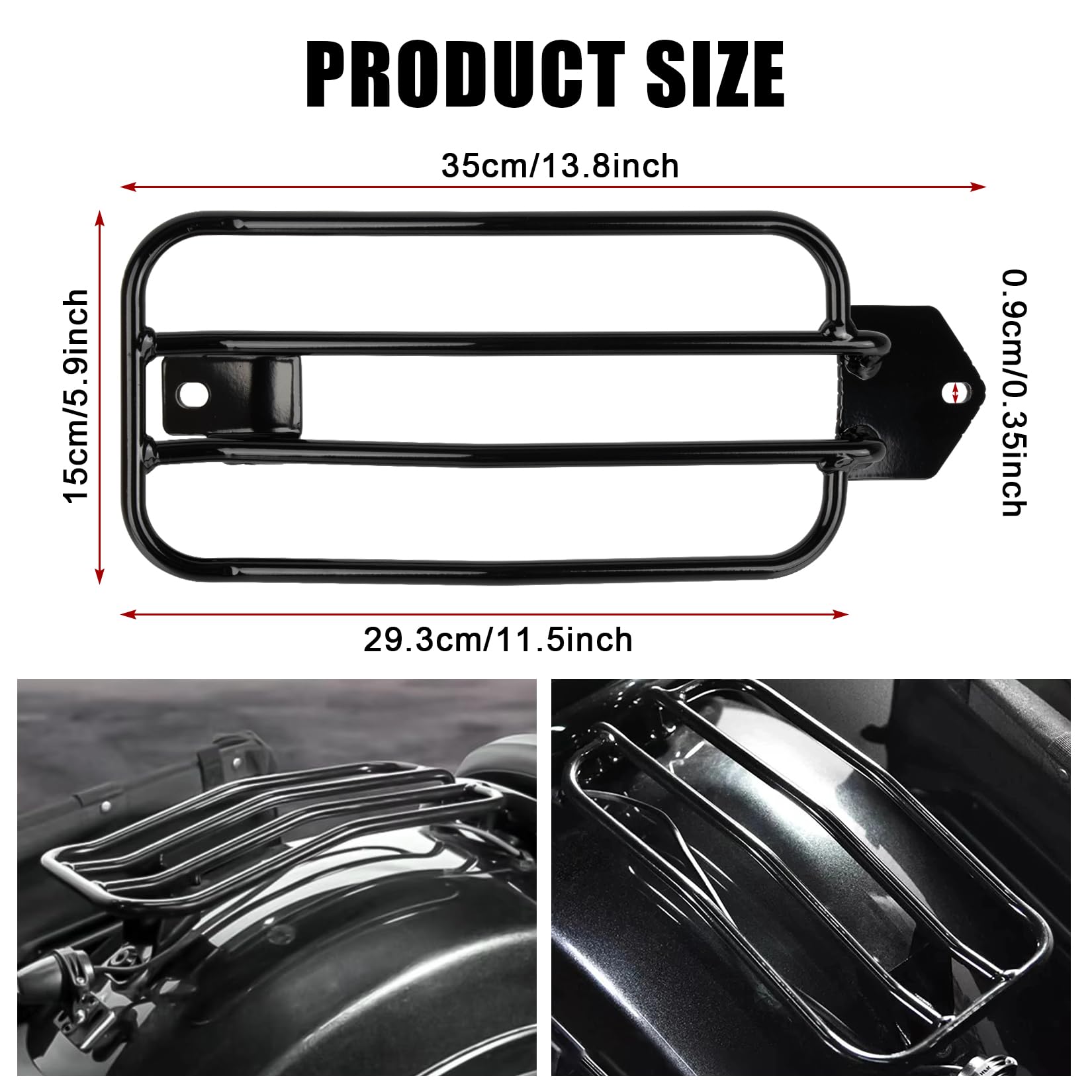 PSLER Für Rebel CMX 1100 Motorrad Gepäckträger Hinten,Gepäckträger Fahrrad Für CMX1100 Rebel 1100 2021 2022 2023 2024 Stützgestell Sitzzubehör