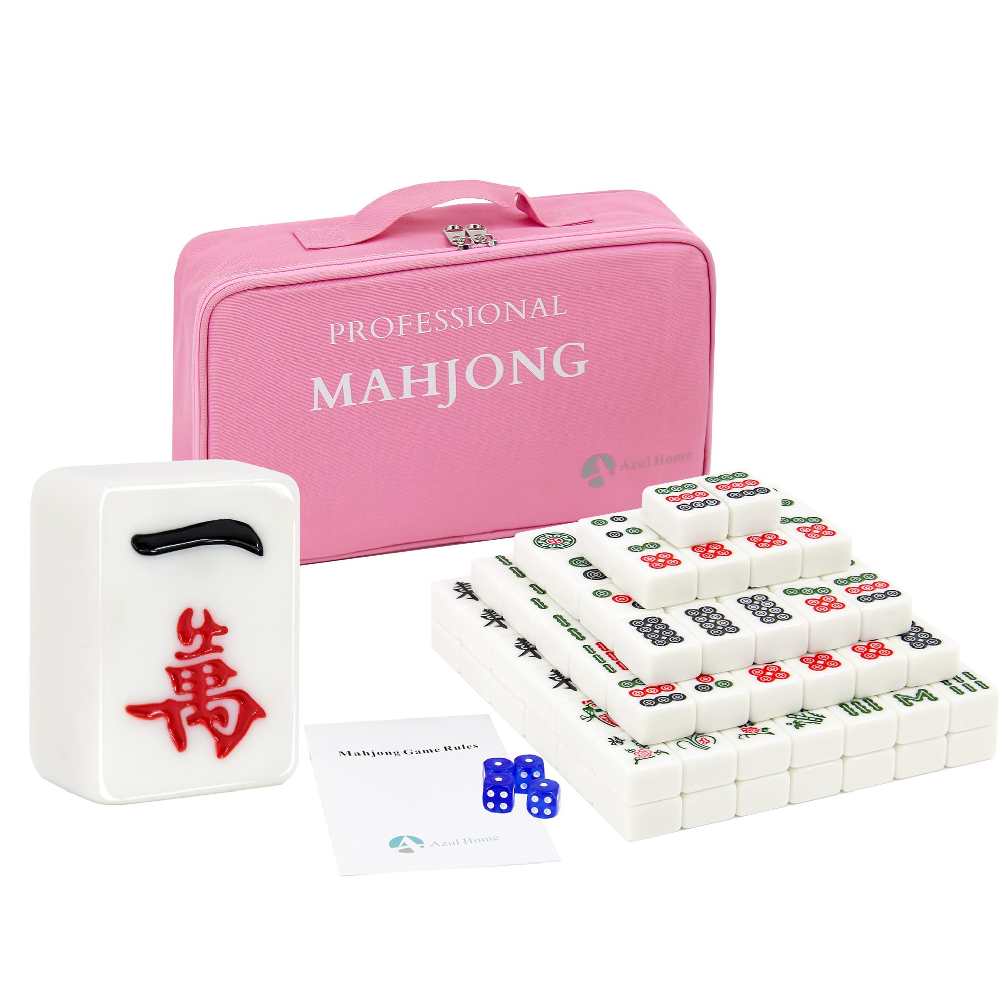 Amazon | AzulHome 中国麻雀ゲームセット 大型メラミン麻雀タイル144枚