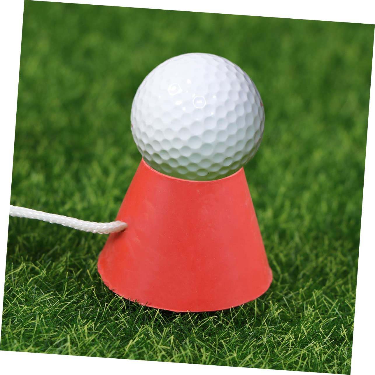 WOONEKY 48piezas Golf Tees De Caucho Soportes para De Golf Bases Duraderas y Decorativas para Entrenamiento Al Aire Incluye