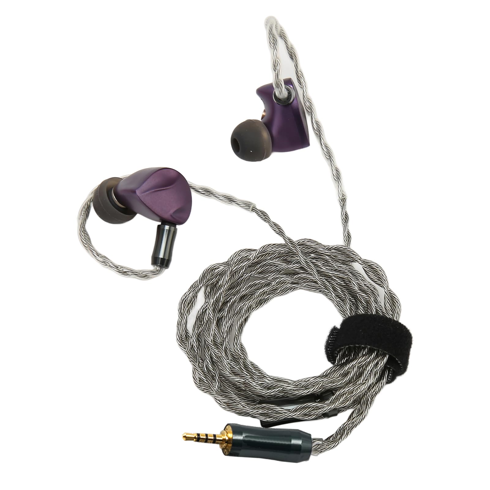 Cocoarm Monitor Earbuds z Odpinanym Kablem, HiFi 13mm Podwójny (2.5)