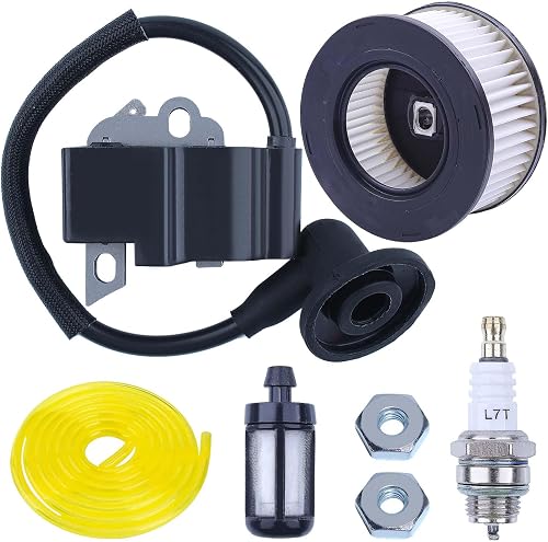 MS271 MS291 Ignition Coil Air Filter Tune Up Kit for Stihl MS271C MS291C MS 271 291 Farm Boss Chainsaw Ignition Module Air Cleaner Spark Plug Maintenance Parts 1141 1305 A, 1141 400 1303