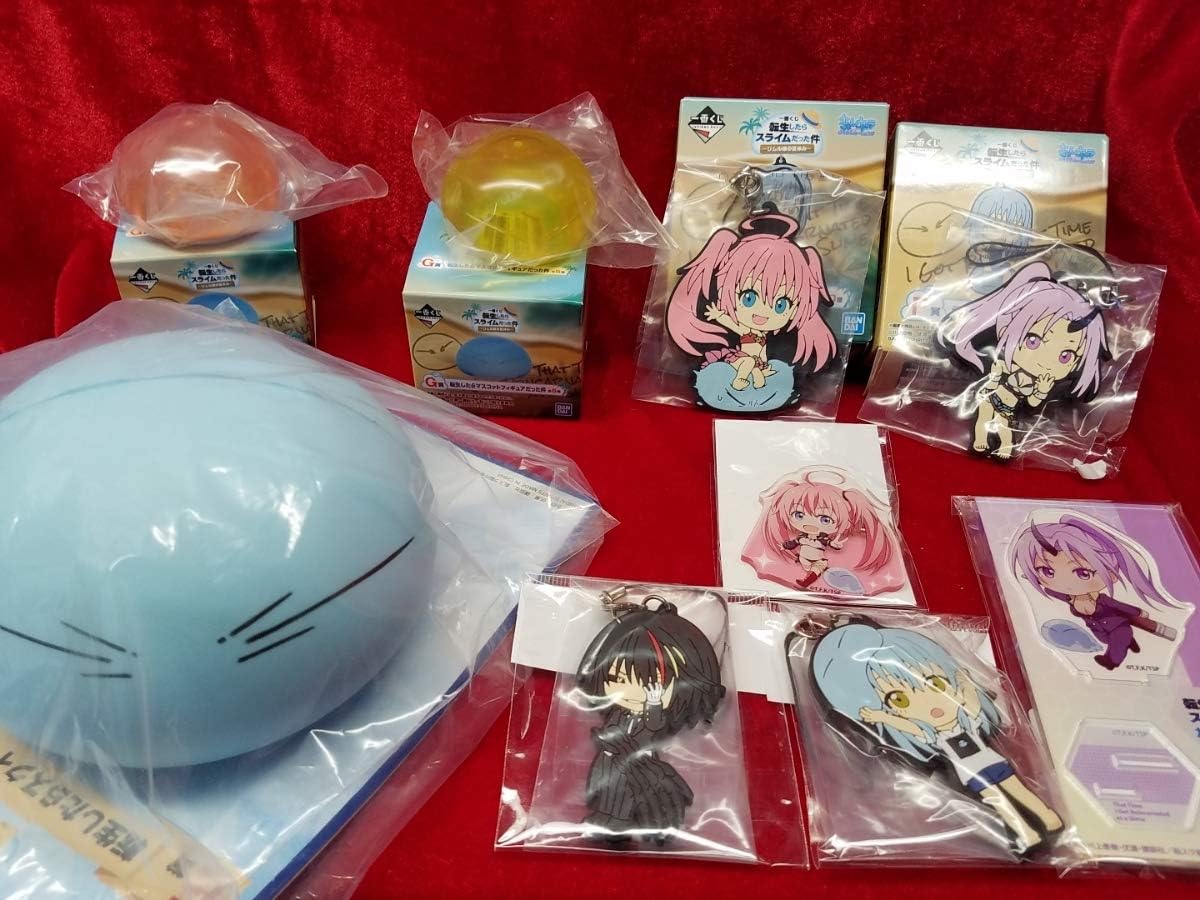 Amazon 転生したらスライムだった件 グッズまとめ 9種セット ラバーストラップ スクイーズ アクリル フィギュア転スラ リムル様 ミリムてんすら 不朽 名作 フィギュア ドール 通販