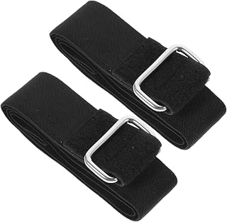 Alasum 1 Pair Elastic Resistance Bands for Thigh Muscle Training, Blood Flow Compression Band Made of Sturdy Polyester, Safe and Easy to Wear for Indoor and Outdoor Fitness Workouts