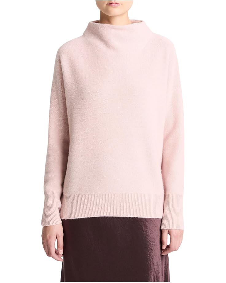 Vince Boiled Funnel Neck Pullover - Main View