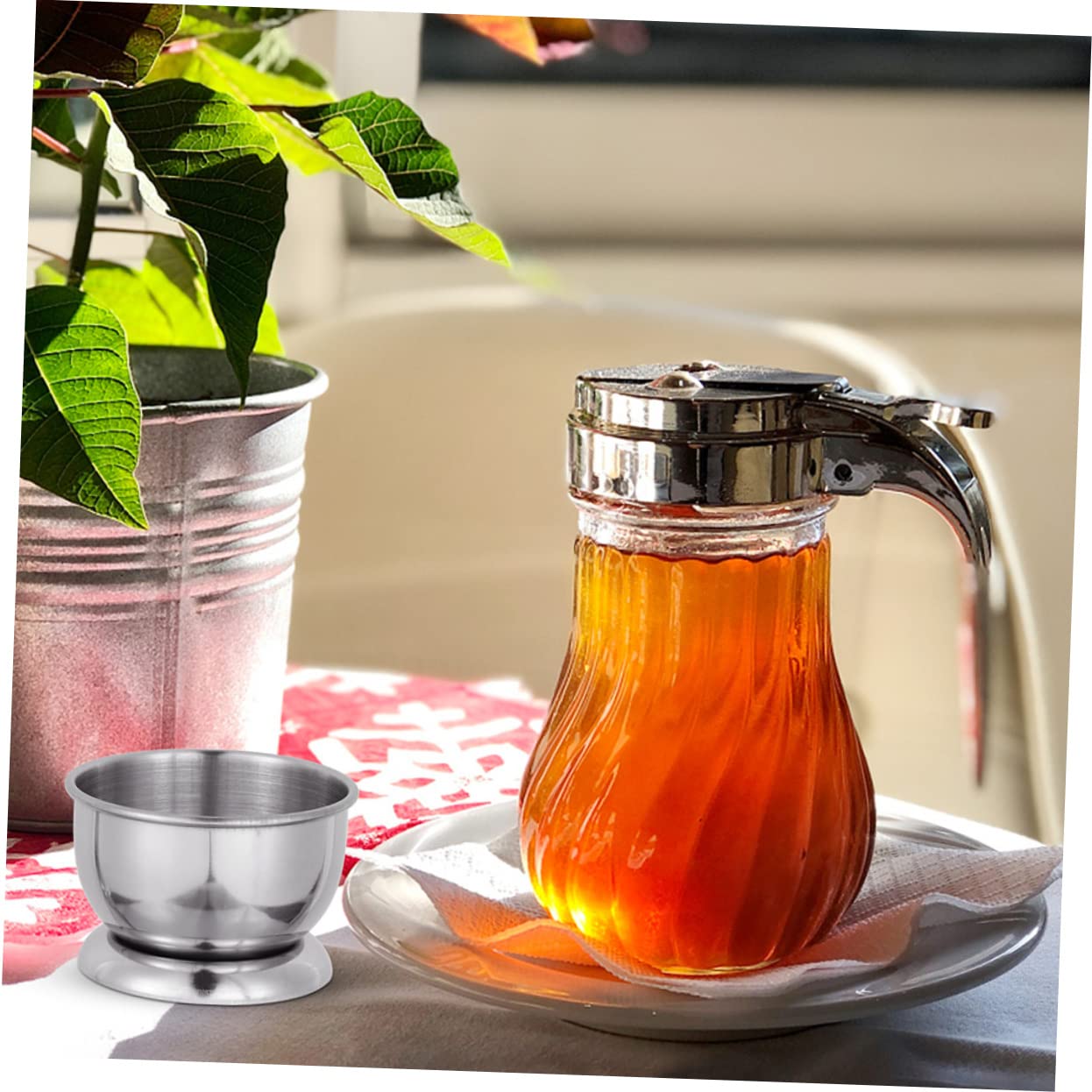 SOLUSTRE 4 Sätze Kleine Teetasse Rostfrei Tassen Faltbar Reisen Haushaltstea Becherbecher Aus Edelstahl Edelstahlbecher Teegeschirr Kaffeetasse Edelstahl Metallbecher Silber 2 Stücke * 4