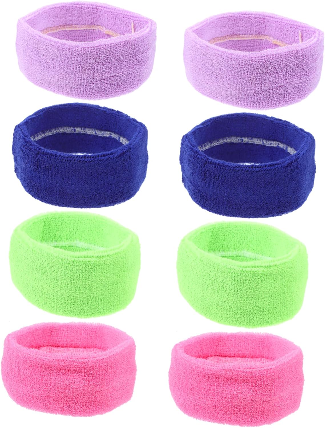 Kisangel Moisture Wicking Sweat Bands for Sports Yoga Headbands for Men Women for Running Fitness Outdoor