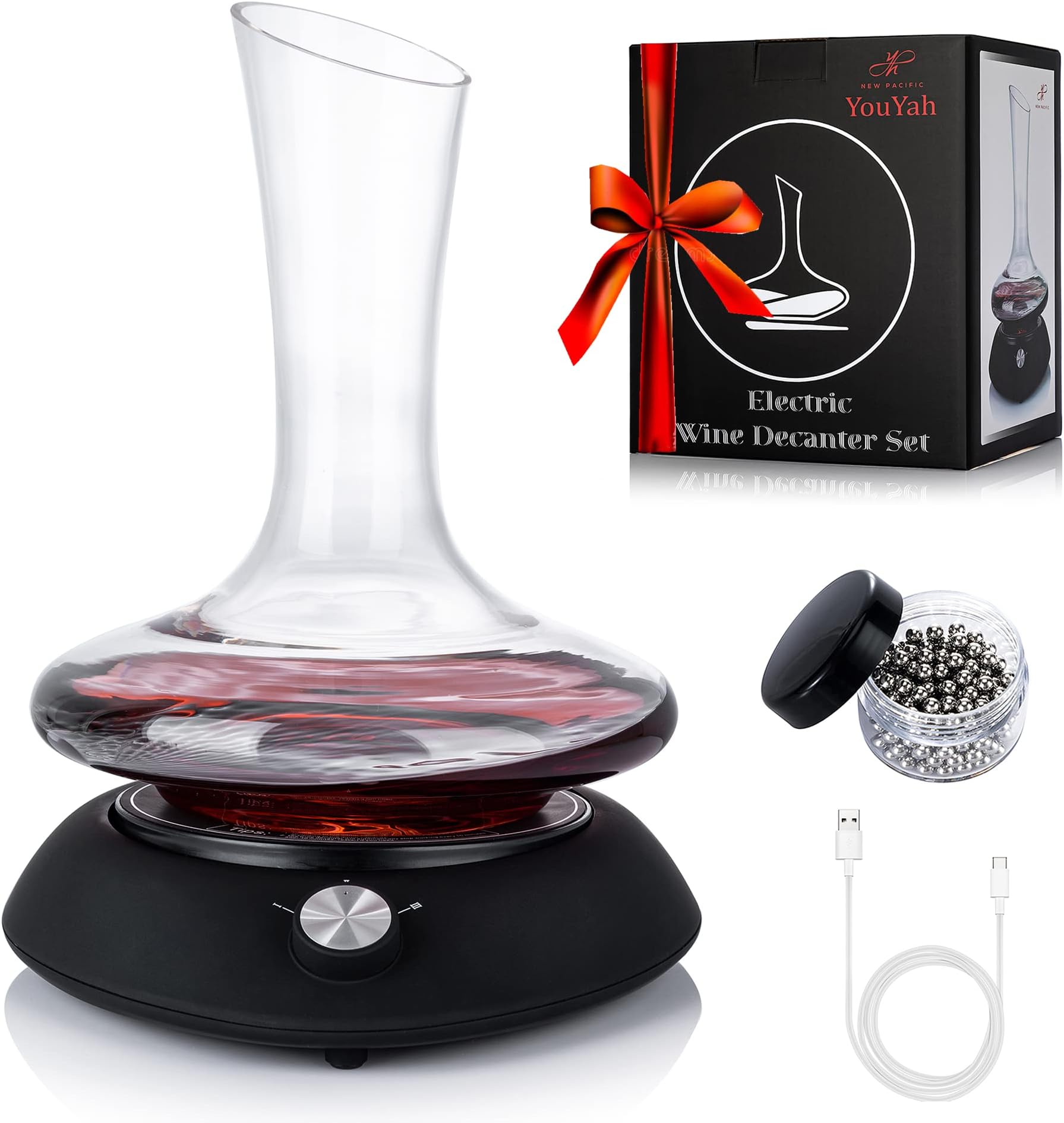 Le Sens Amazing Home Crystal Glass Cobra Wine Decanter