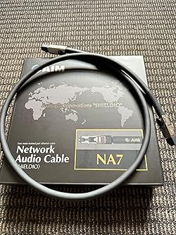 Amazon | AIM オーディオLANケーブル【SHIELDIO】NA7 1m NA7-010  