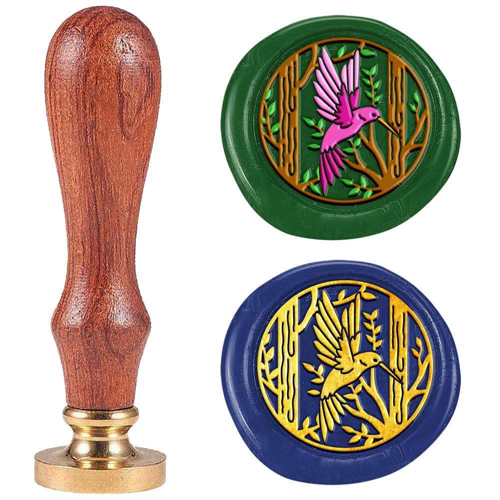 DELORIGIN Forest Hummingbird Wax Seal Stamp