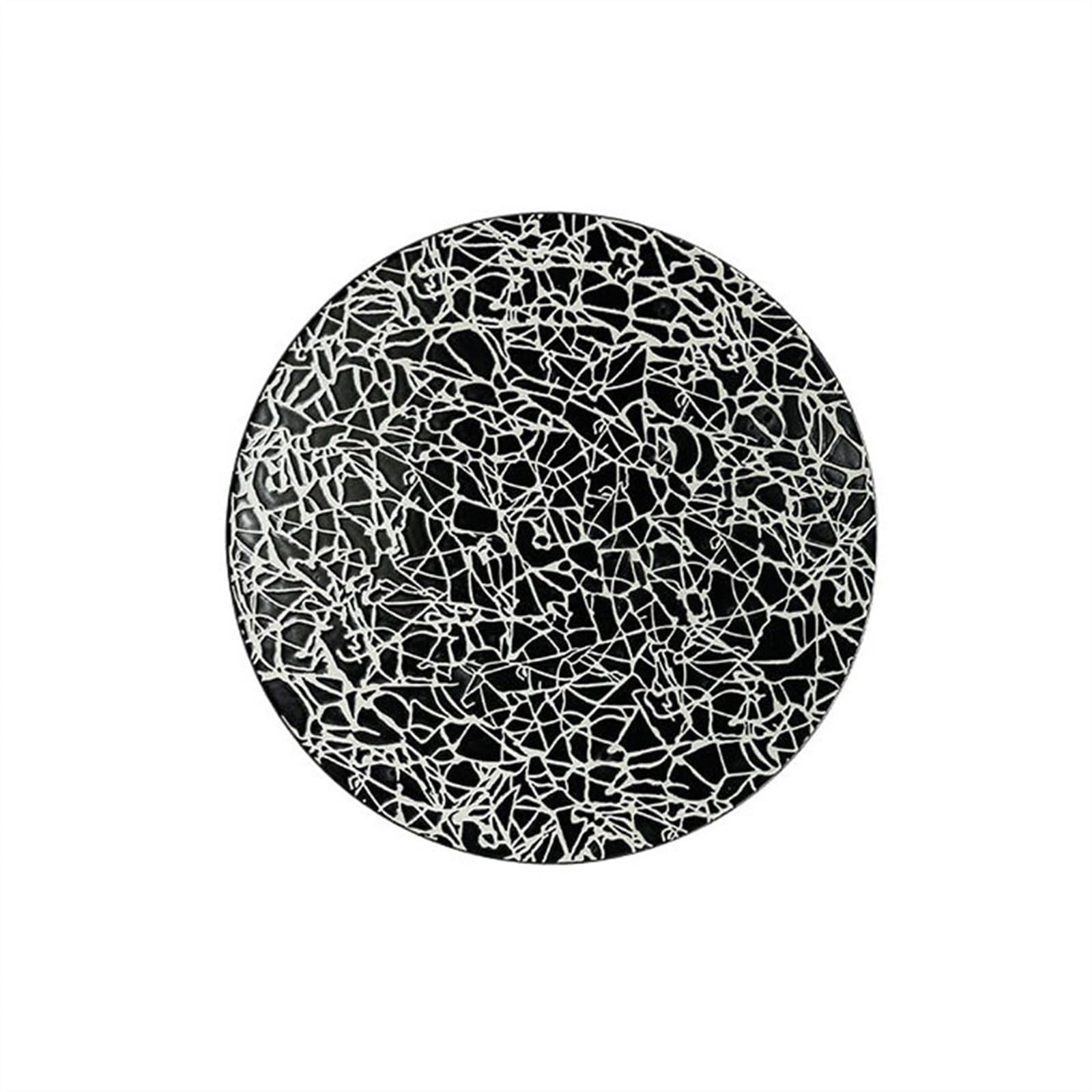 Ensemble de vaisselle noire créative pour salade steak et service chic