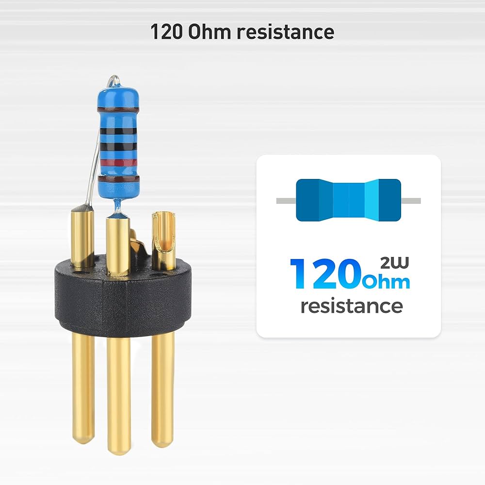 Amazon.com: Cable Matters 2-Pack 120 Ohm 3-Pin XLR Terminator/DMX
