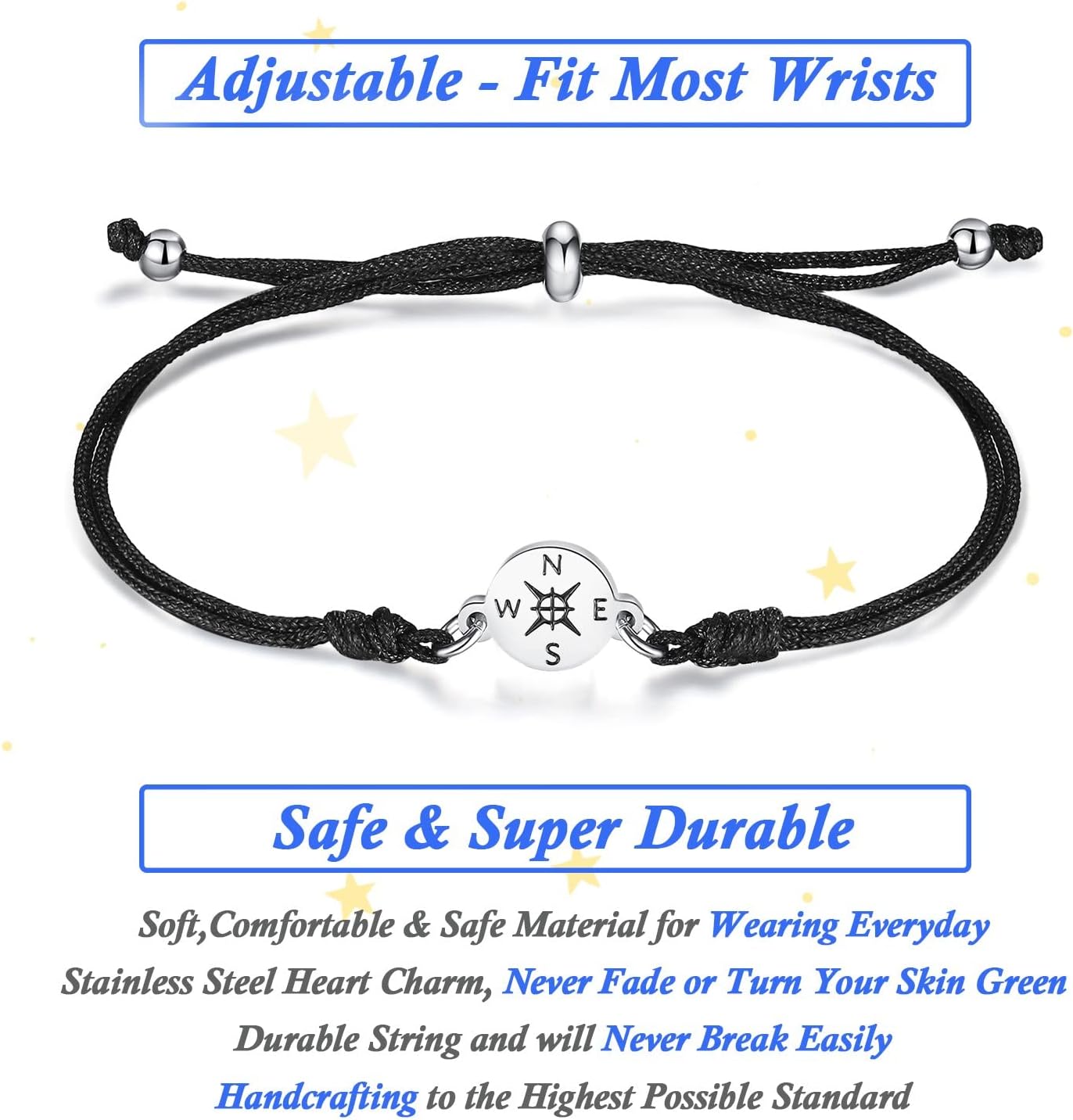 SAM & LORI Unique Grad Cap Box 2026 Graduation Gifts for Her/Him - Adjustable Unisex Bracelet for Primary/Middle School/High School/College Grads image 3