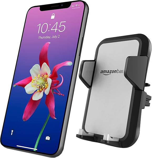 Amazon Basics Car Smartphone Holder, Black - 2