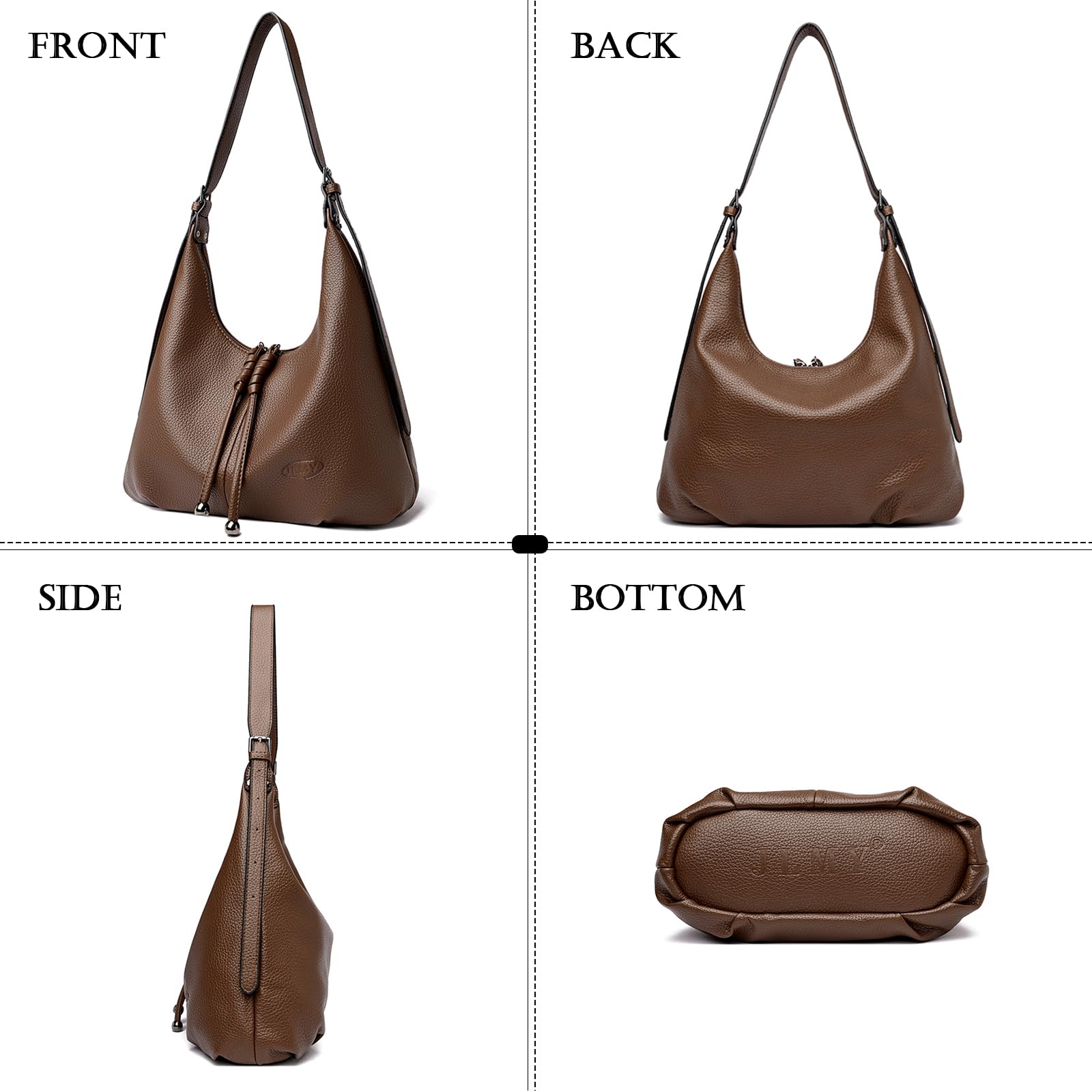 Myhozee Borsa a tracolla da donna in pelle PU elegante borsa spaziosa borsa per il trasporto autunno/inverno leggero modello di lusso multifunzionale adatto per la strada per il lavoro, i viaggi e gli