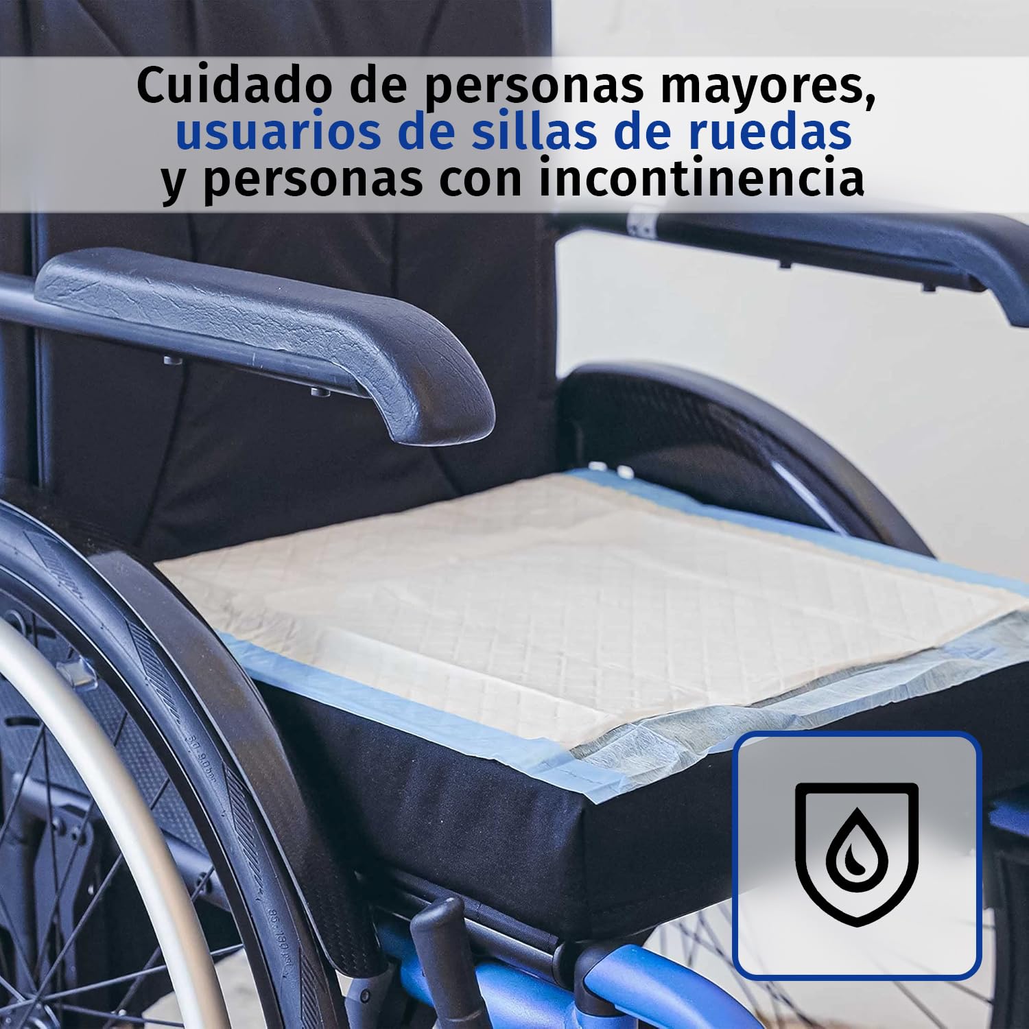 Sofex Empapadores Desechables 60×90 cm – 150 (3x25) Unidades, 5 Capas, Protectores absorbentes para incontinencia, Cama y Cambiador; Alta absorción y Base Antideslizante