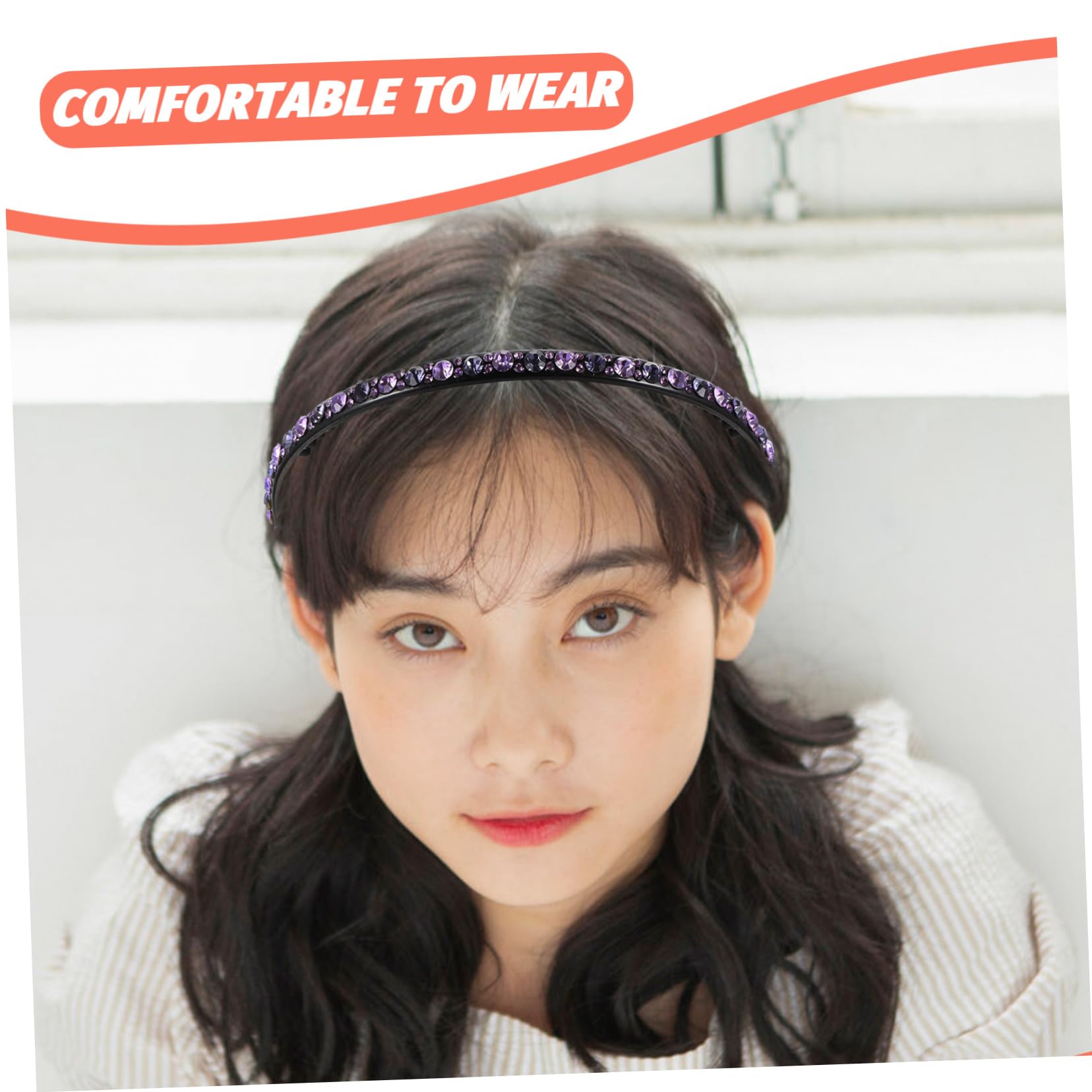 20 pezzi strass dentati per capelli cerchi per capelli per delicata testa sciarpa turbante bandana donna accessorio riutilizzabile per
